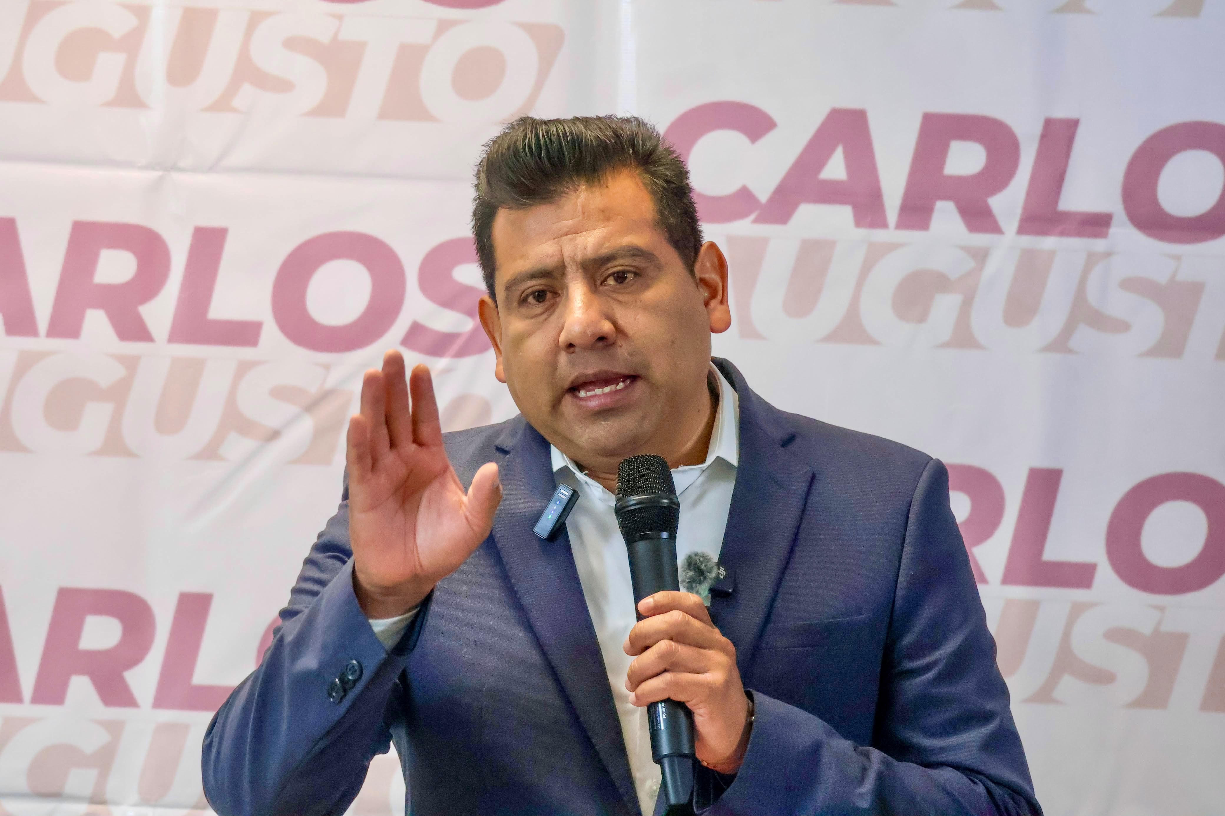 Descarta Carlos Augusto fractura en Morena; convoca a la unidad tras designación de Ana Lilia Rivera