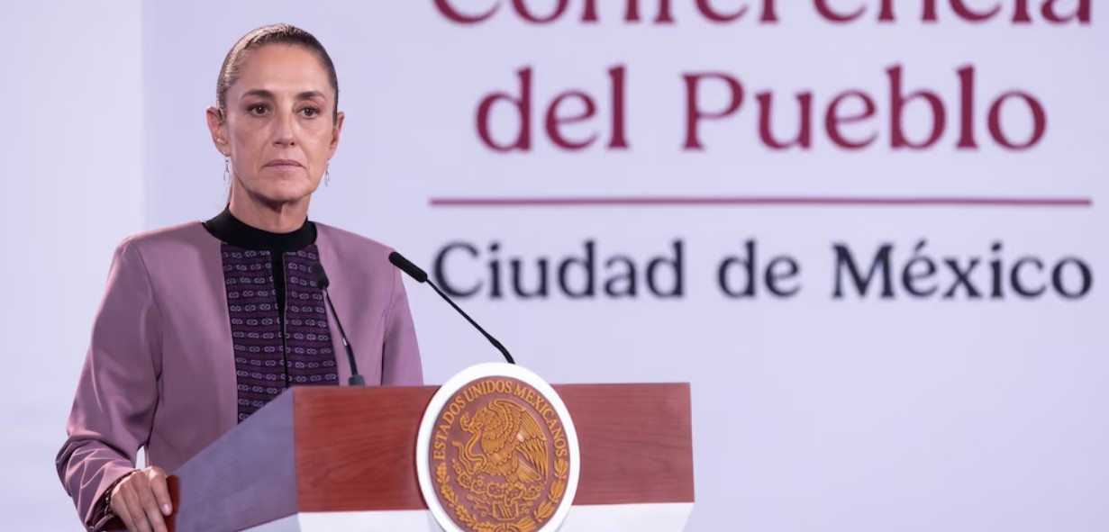 Claudia Sheinbaum durante una conferencia