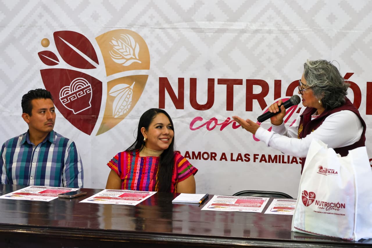 Tonantzin Fernández y DIF Municipal impulsan “Nutrición con Amor” para apoyar a 1,000 familias cholultecas