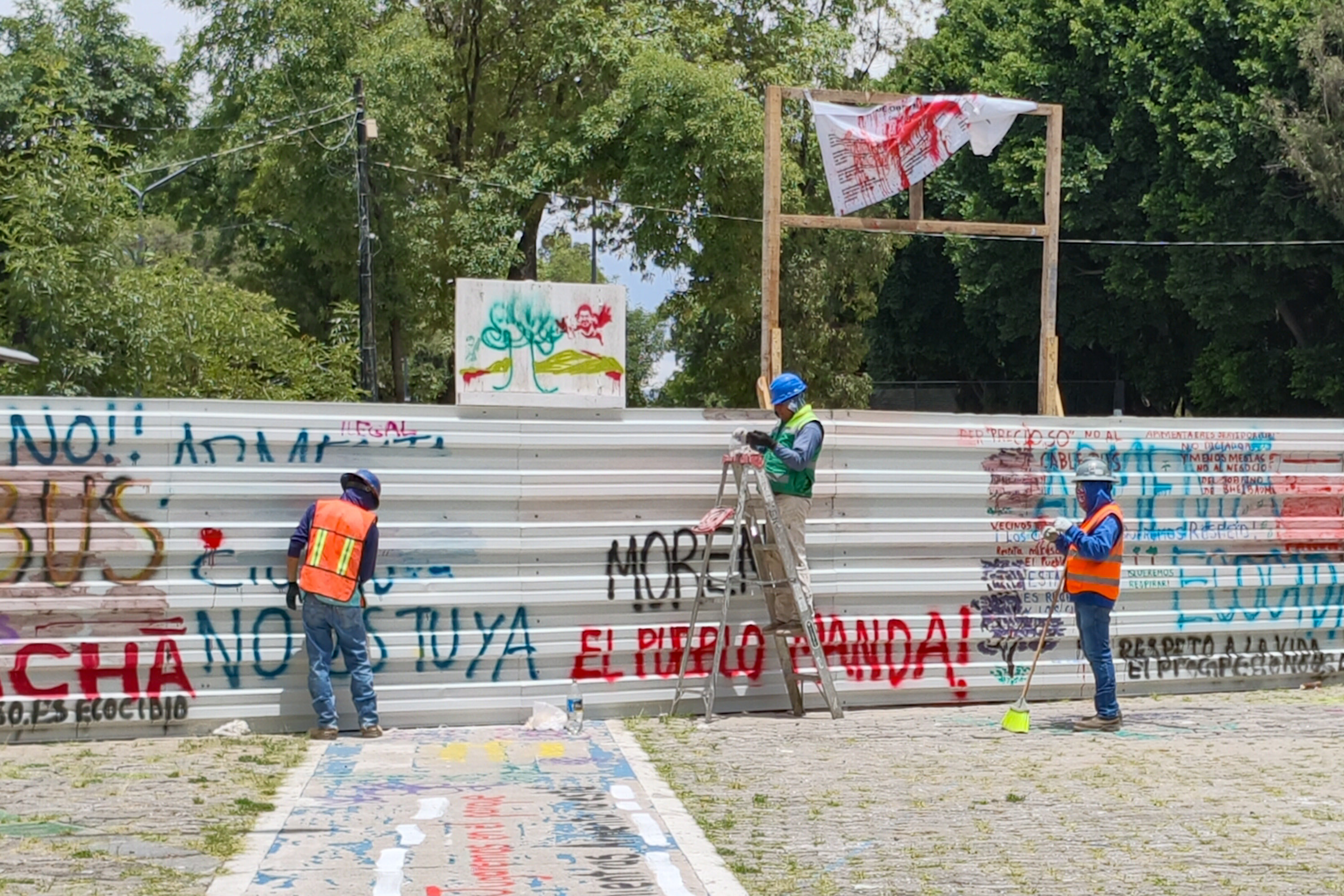 Limpian el “mensaje” contra el Cablebús