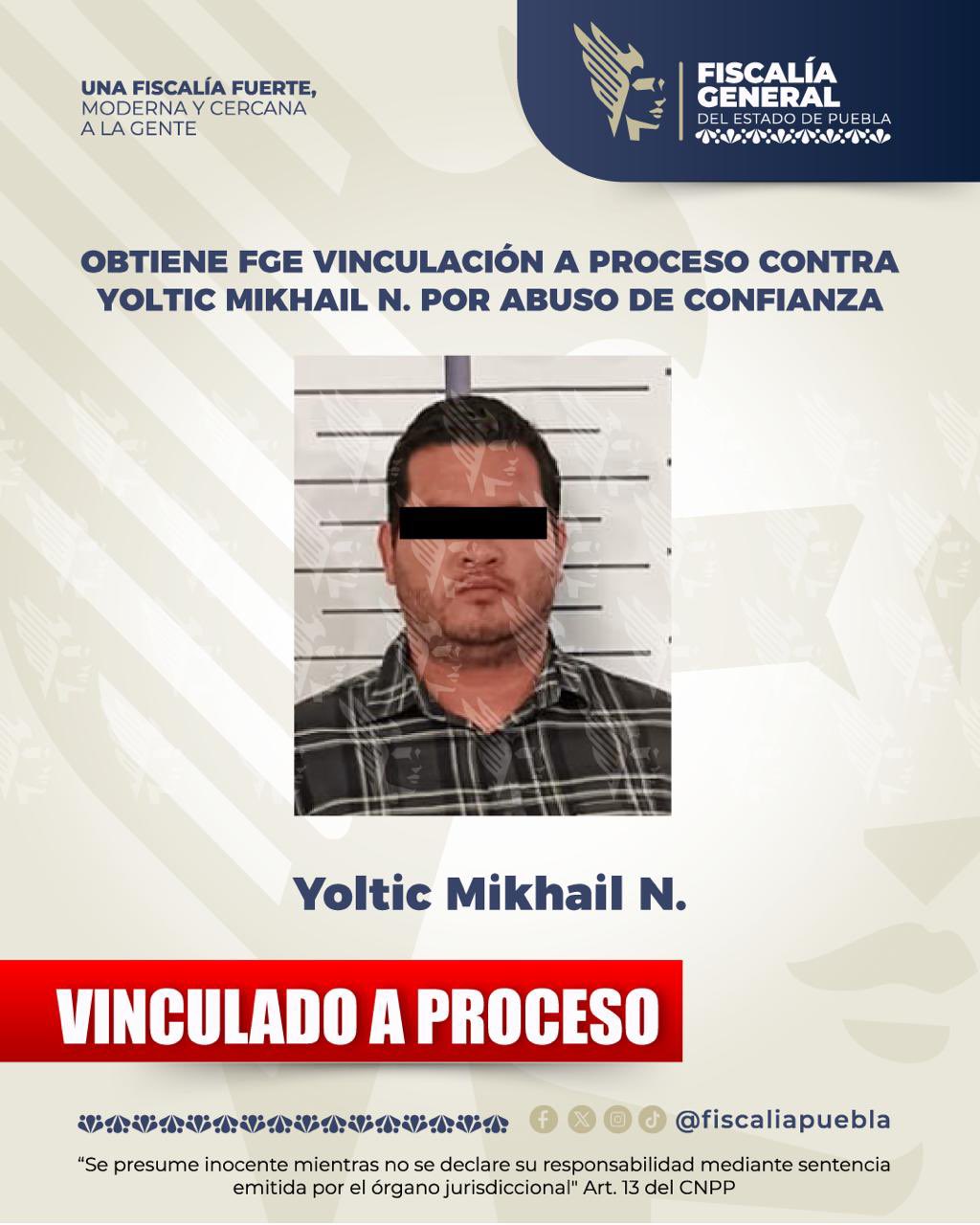Cae por abuso de confianza; suma 25 carpetas