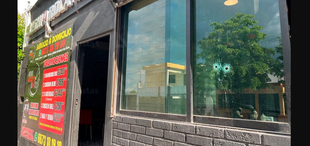 Restaurante de sushi atacado en Culiacán.