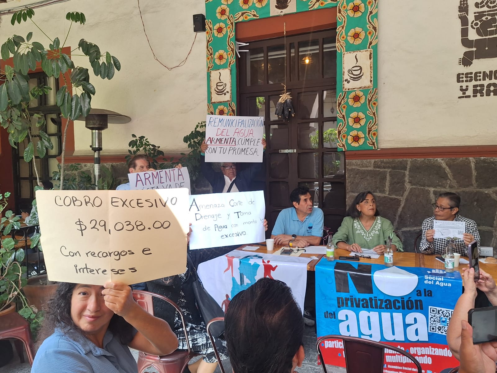 Asamblea acusa que Agua de Puebla cumple solo 30% de compromisos