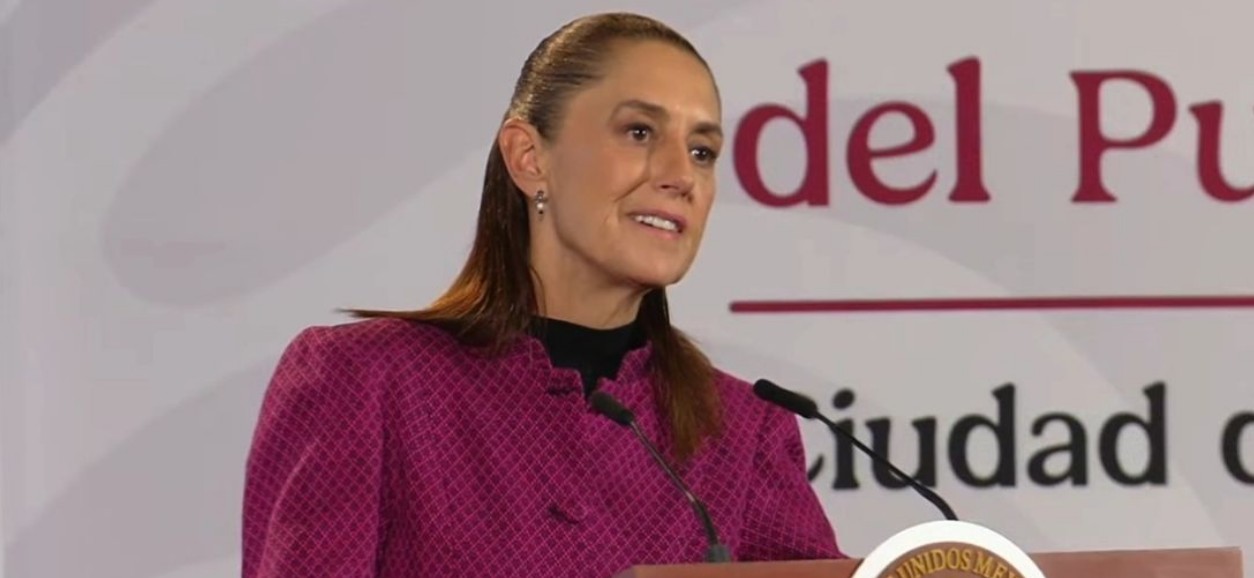 Claudia Sheinbaum durante La Mañanera