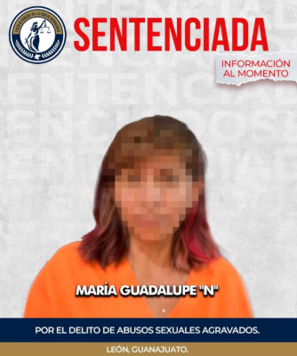 Maestra de kínder sentenciada en León, Guanajuato.