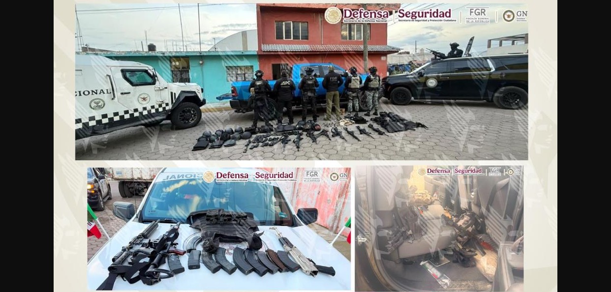 Operativo en Esperanza deja 9 detenidos y asegura 35 armas