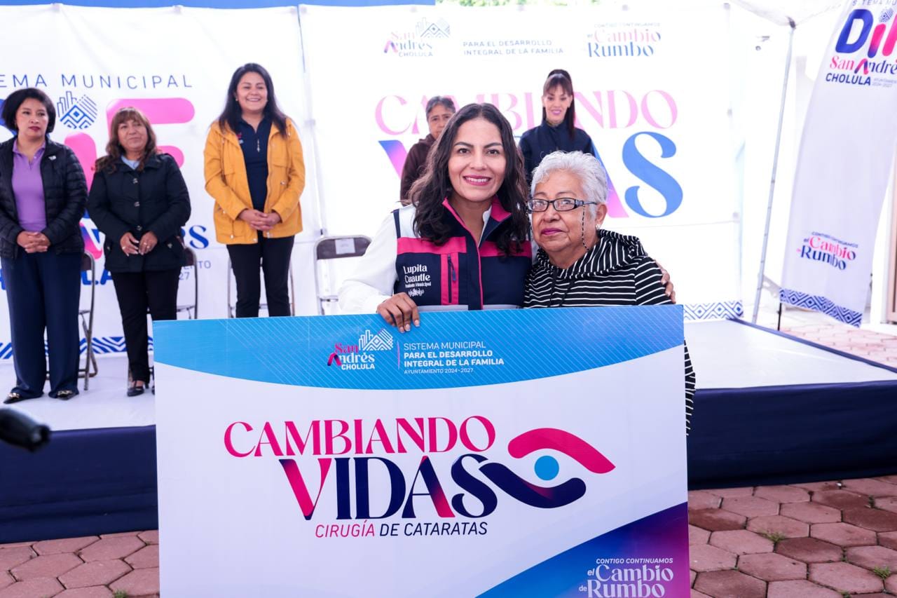 Transforma Lupita Cuautle vidas a 50 mujeres y hombres de San Andrés Cholula