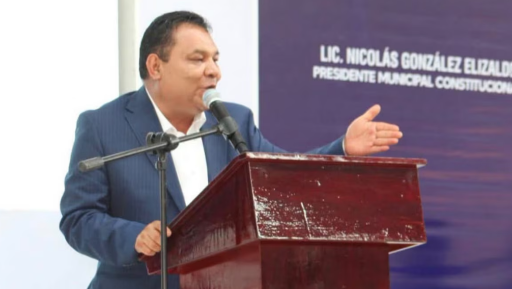 Alcalde de Nicolás Flores durante su Segundo Informe de Gobierno.
