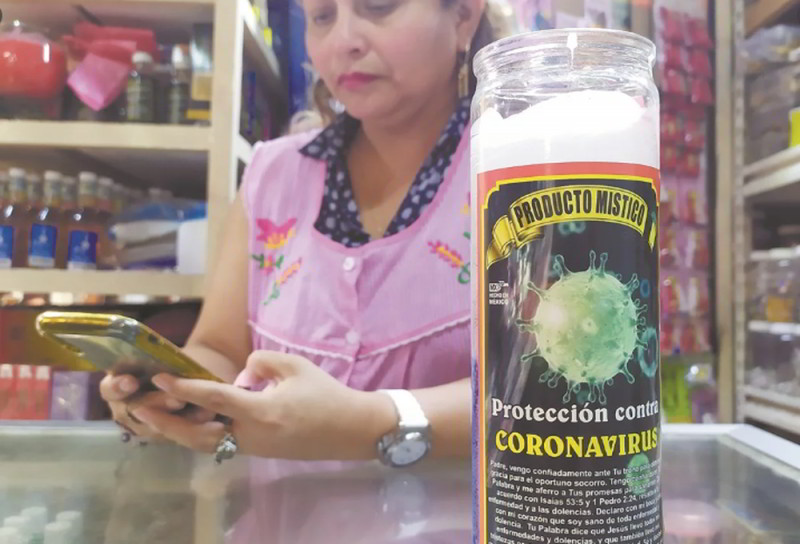 Lanzan veladora para protegerte del coronavirus... México Mágico