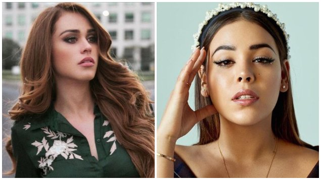 ¿Al estilo Yanet García?: Danna Paola posa en ajustados leggins (Foto)