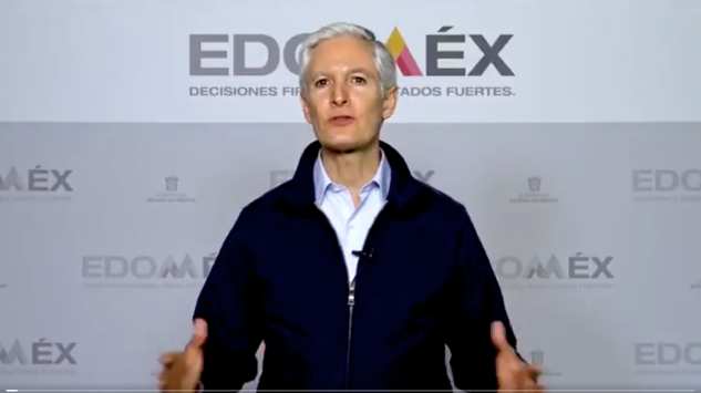 Del Mazo pide usar cubrebocas al salir de casa, como medida adicional