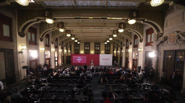 Reportero de la mañanera en Palacio Nacional da positivo a COVID-19