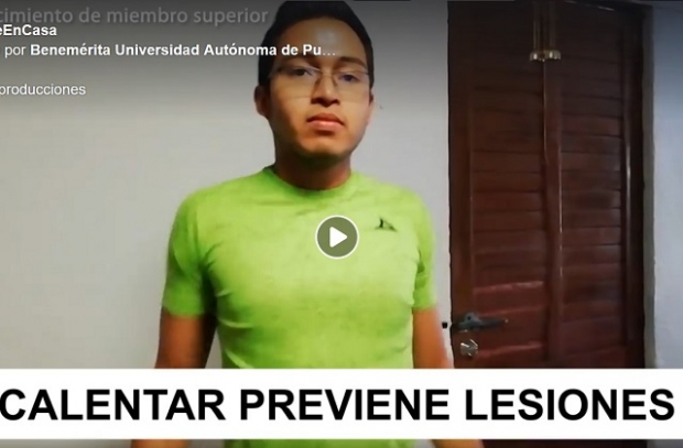 Alumnos de la BUAP dan clases para mantener actividad durante el confinamiento