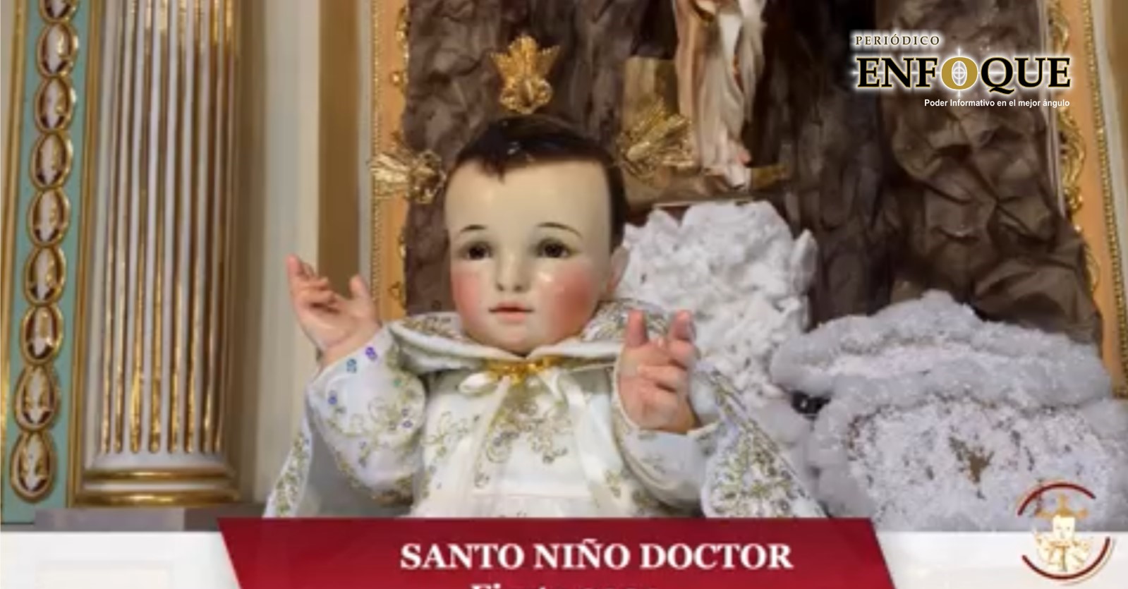 A puerta cerrada, celebran al Santo Niño Doctor de Tepeaca