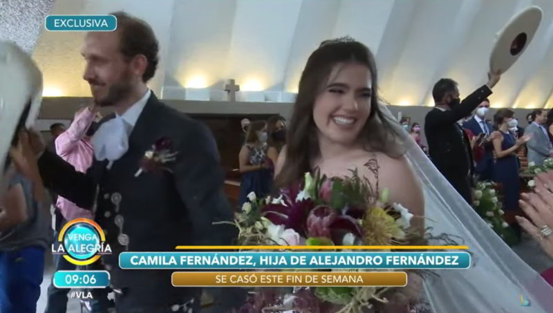Las preguntas que nos deja la boda de Camila, la hija de Alejandro Fernández
