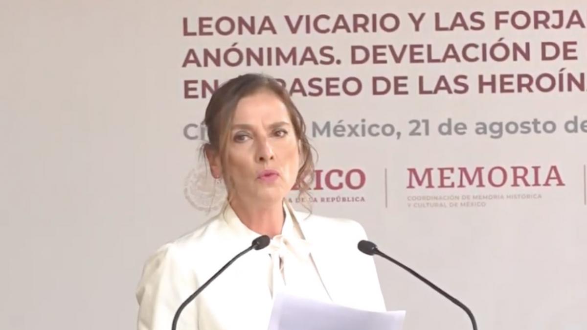 Leona Vicario dio dinero durante la independencia y no la grabaron: Beatriz Gutiérrez Müller