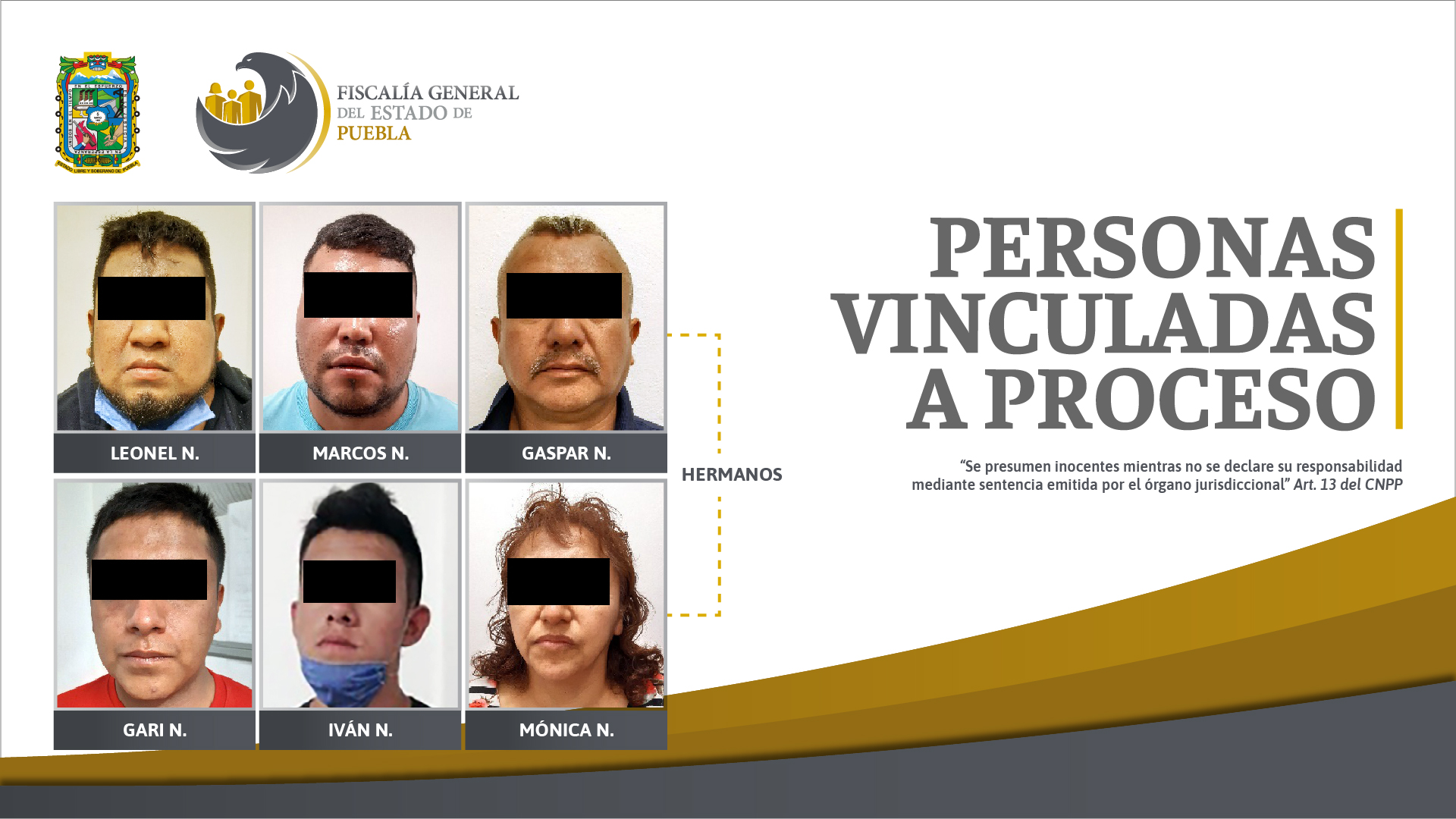 Vinculados a proceso secuestradores del general y de un migrante