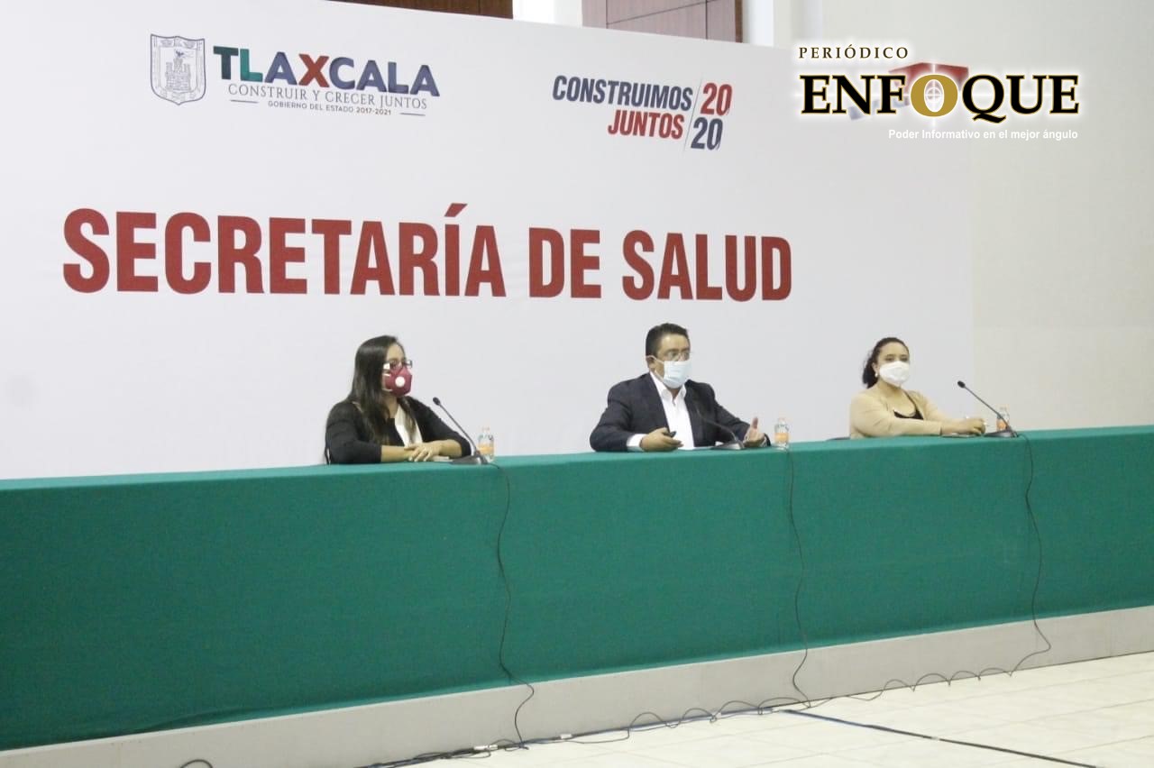 Continúan bajando los contagios de COVID-19 en Tlaxcala: SESA