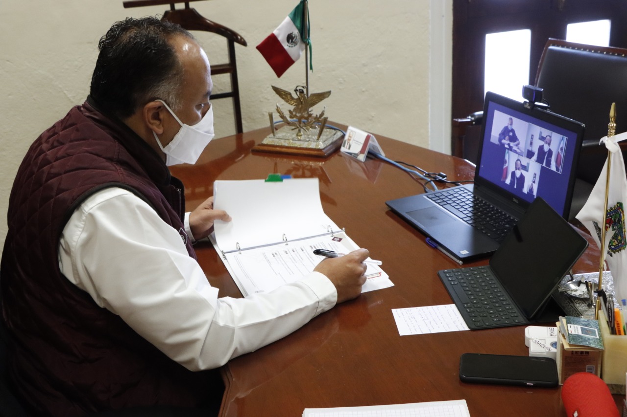 Revisa SEGOB medidas de prevención por COVID-19 en todo el estado