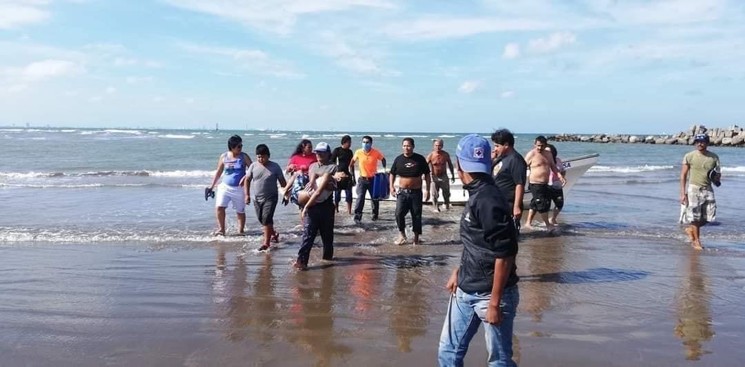 De Huamantla, los tres hermanos ahogados en Veracruz 