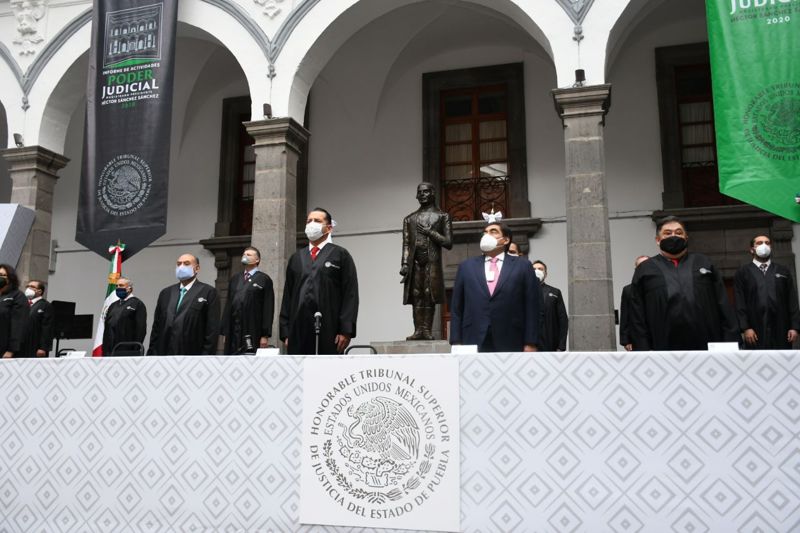 Puebla tiene un poder judicial sólido y transparente  ante los retos del 2020: Héctor Sánchez
