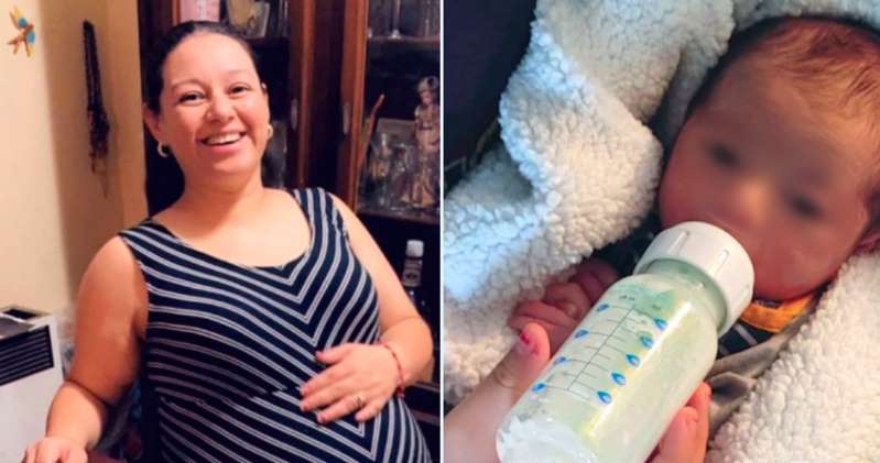 Erika, de 33 años, tuvo a su bebé, lo abrazó y murió de COVID.