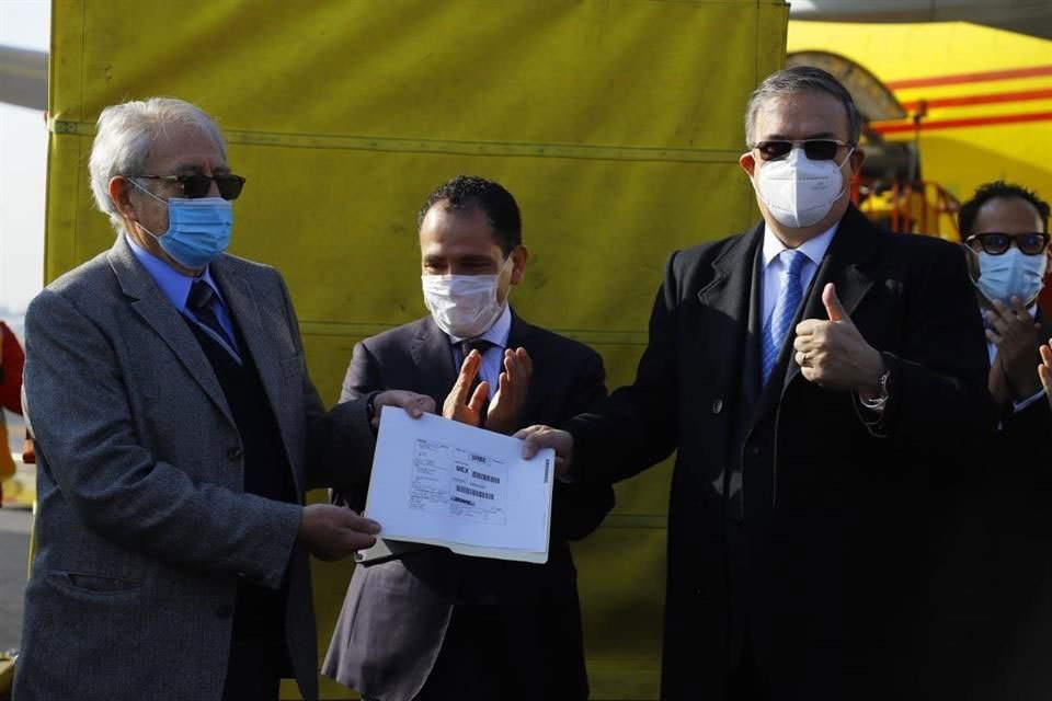 Hoy es el principio del fin de la pandemia; vamos a derrotar al COVID: Ebrard tras llegada de la vacuna