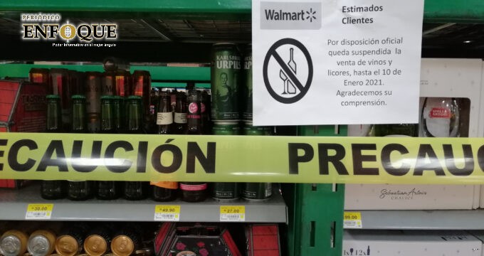 Noche seca, prohíben venta de alcohol para fiestas decembrinas en Tlaxcala 