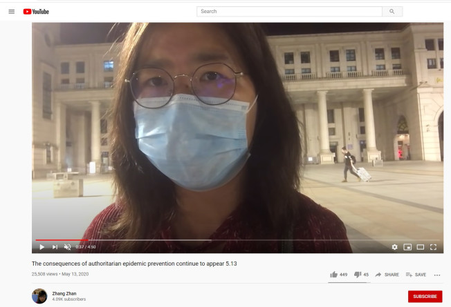 Ella es Zhang Zhan, periodista que cubrió el brote de COVID en Wuhan y puede ser sentenciada a 5 años de prisión