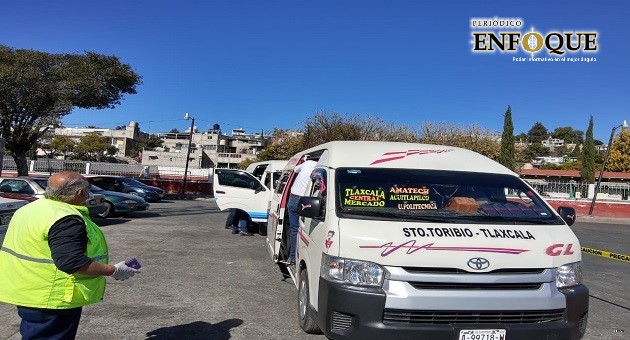 Continúan operativos en transporte público vs Covid-19 en Tlaxcala