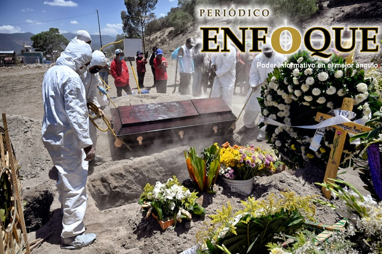 Entérate, En 2020 fallecieron poco más de 125 mil mexicanos por COVID.