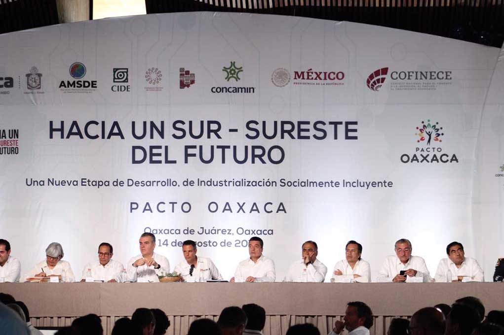 Pacto Oaxaca concreta inversión por 1,500 millones de pesos