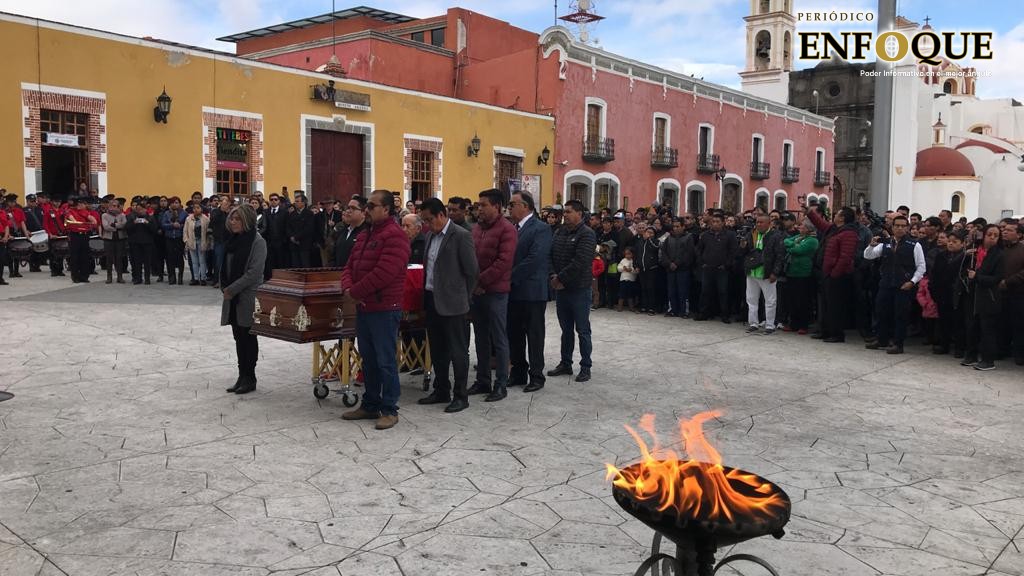 Dan último adiós a Miguel Arroyo en su natal Huamantla