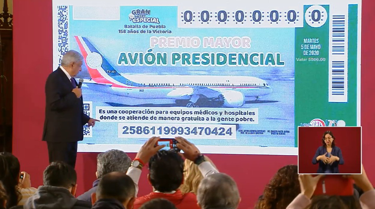 Sí habrá #AMLORifa: el premio será en efectivo, no el avión presidencial