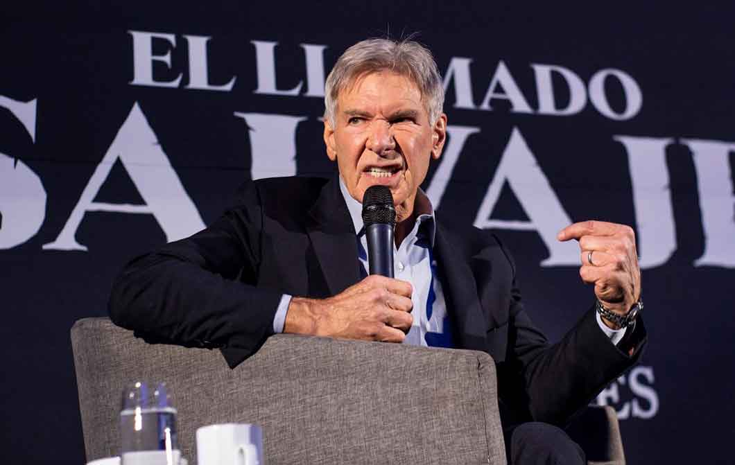 Harrison Ford se lanza contra política migratoria de Trump; presenta en México 'El llamado salvaje'