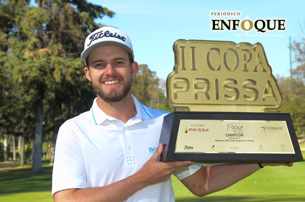 Un poblano se llevó la 5ta fecha de la Gira de Golf Profesional 