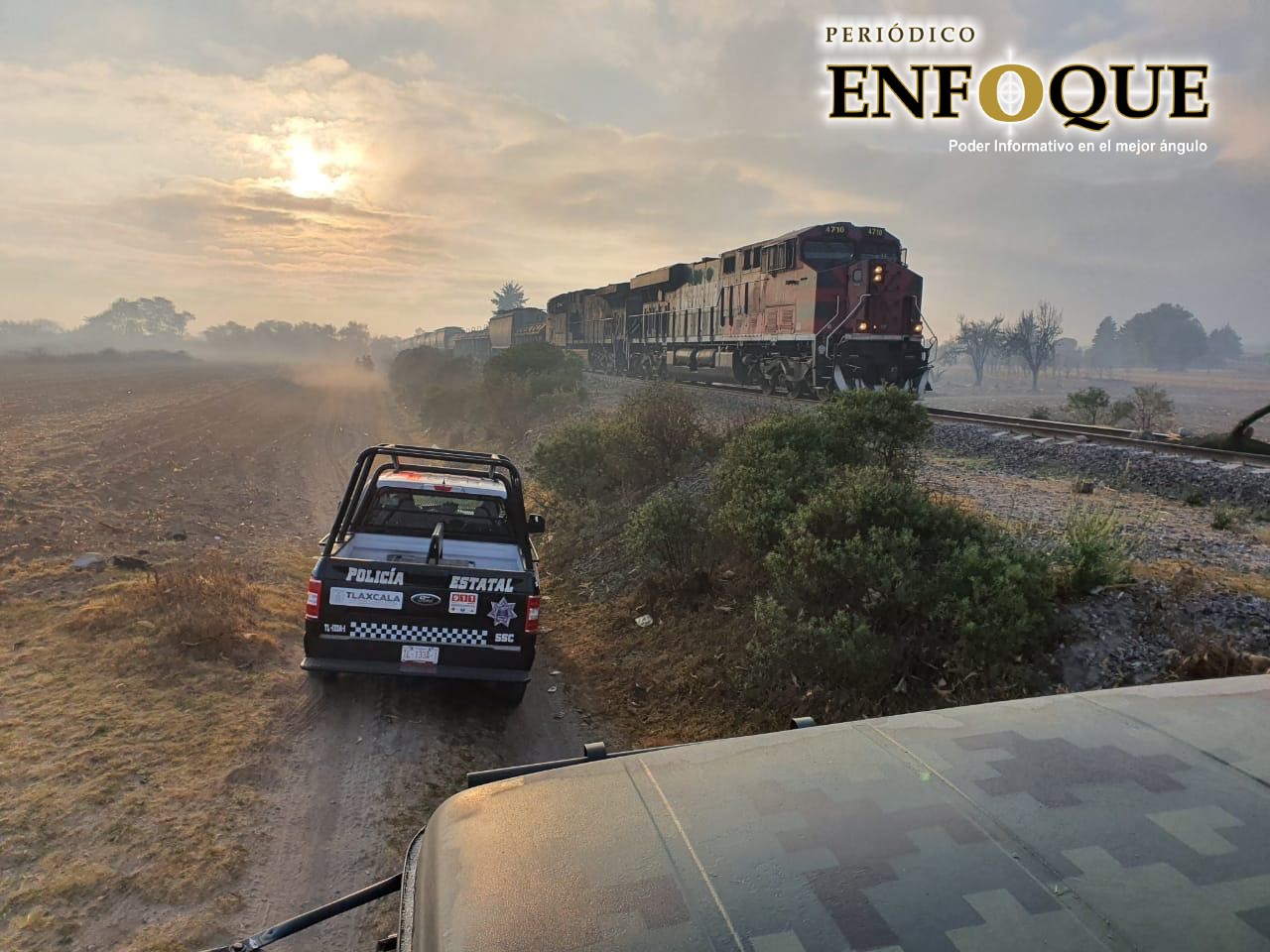 Frustran de nueva cuenta intento de robo al tren en Huamantla