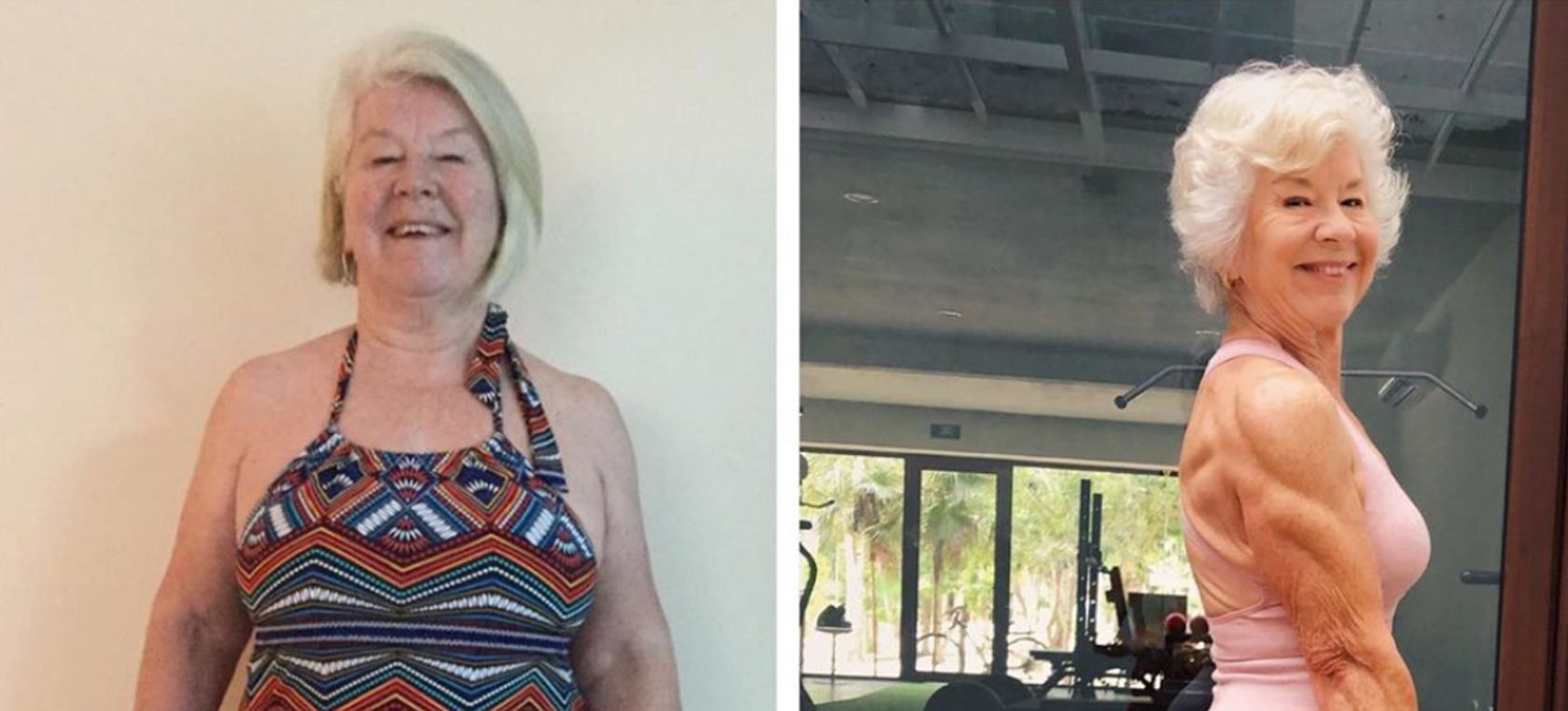 Mujer de 73 años impacta con figura fit