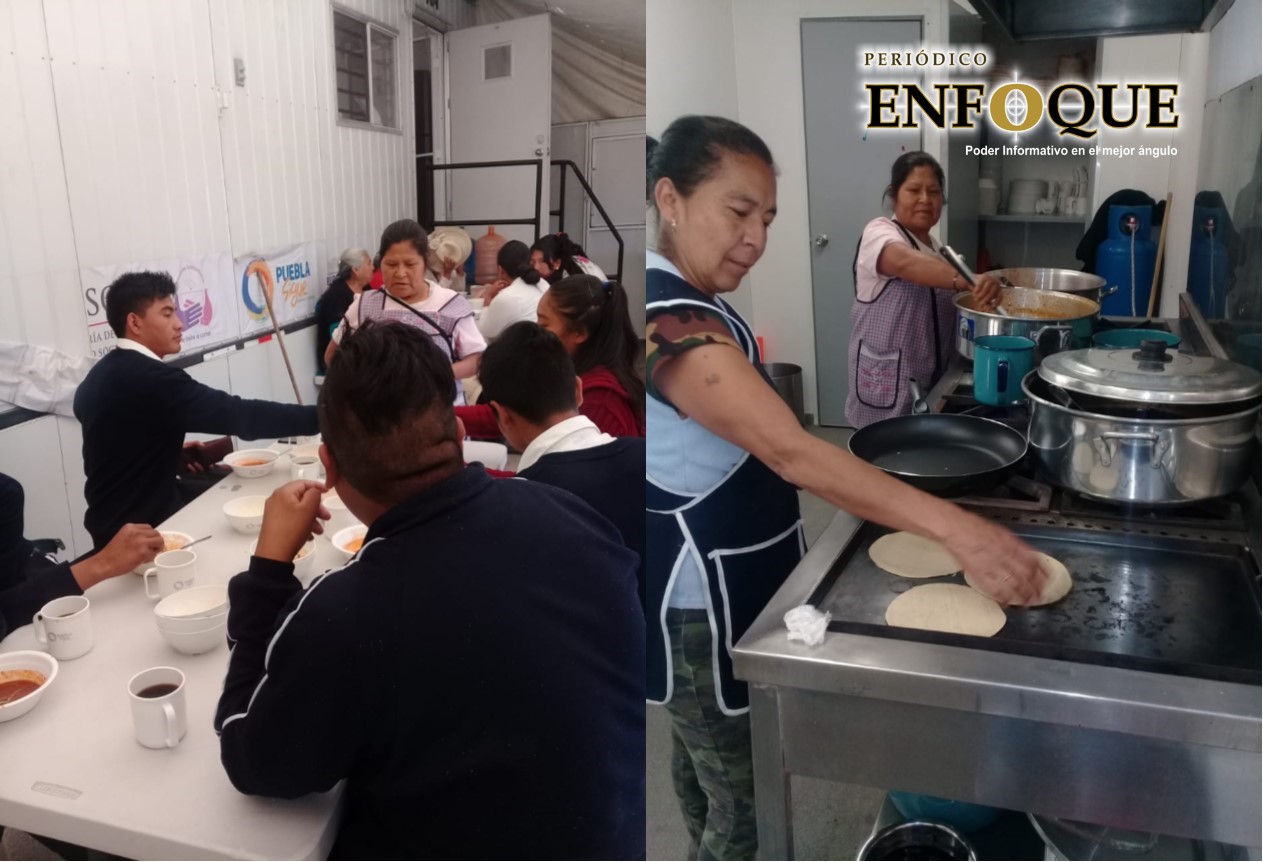 Instalan Comedor Comunitario en San Juan Tepulco