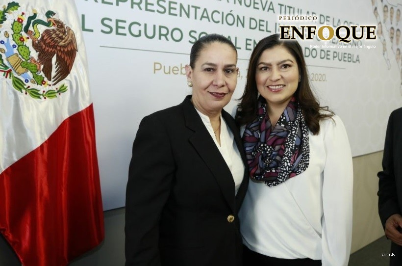 Rivera Vivanco celebra designación de la nueva delegada del IMSS en Puebla