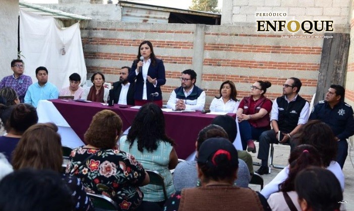 Rivera Vivanco anuncia que se reforzará vigilancia en San Pablo Xochimehuacan