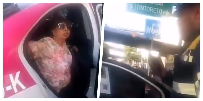 No quería pagar el taxi y dice que hay muertos en la cajuela; la llaman #LadyMuertos