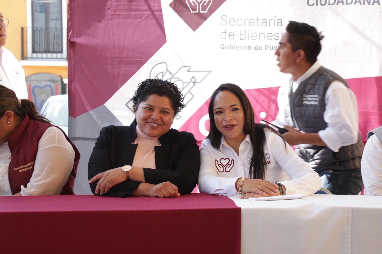 Karina Pérez Popoca y Lizeth Sánchez arrancan el Martes Ciudadano de la Secretaría de Bienestar