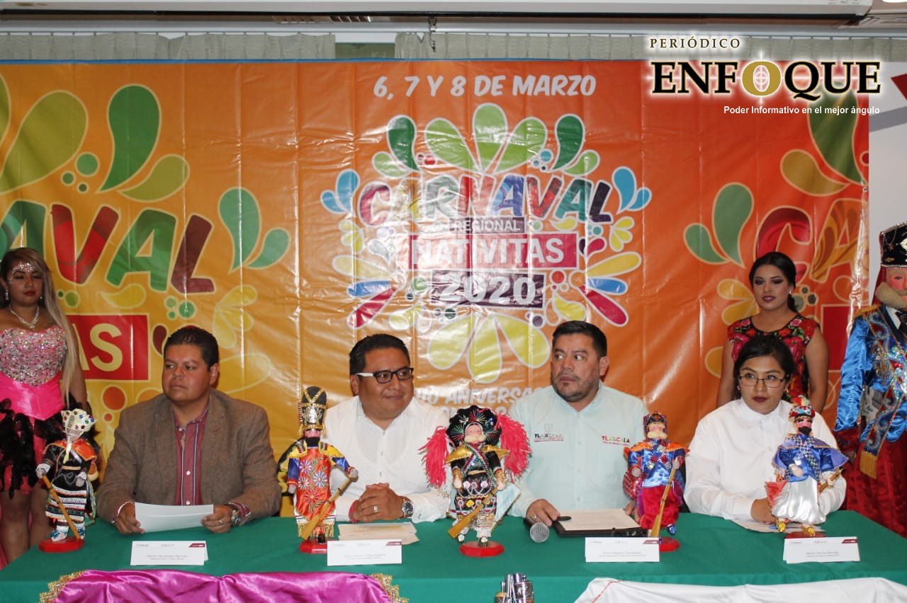 Presentan Carnaval Regional de Nativitas 2020