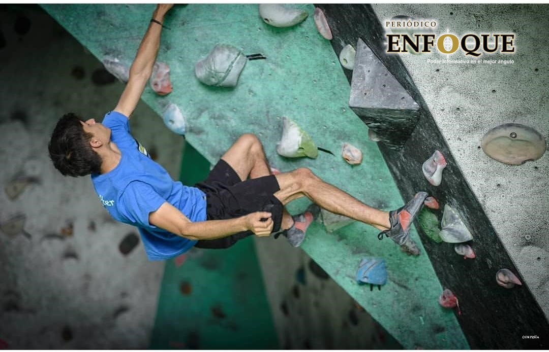 Héctor López, el diseñador industrial que destaca en la escalada deportiva