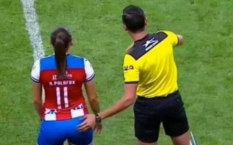 Polémica: Foto de árbitro con Norma Palafox desata debate sobre el machismo