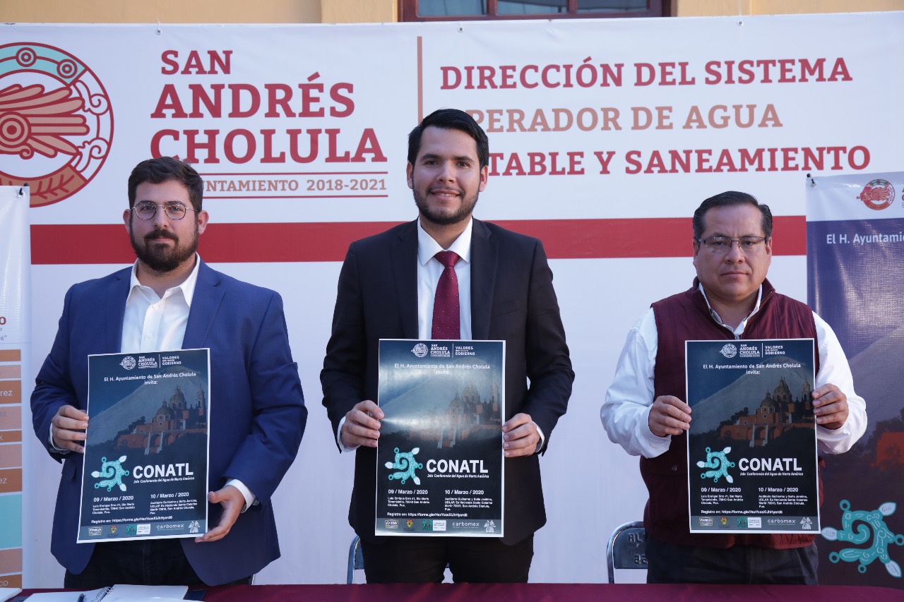 Agua Potable San Andrés Cholula alista Conatl: Segunda Conferencia de Agua de Norteamérica