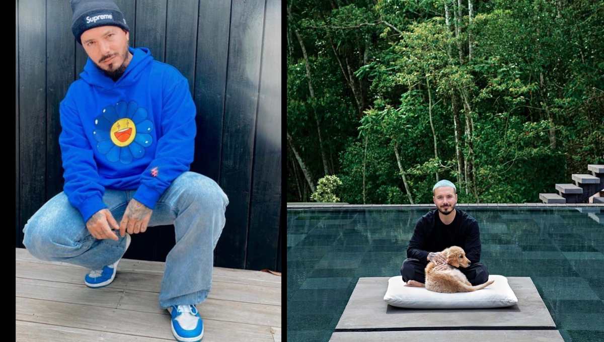 Es tan grande, que ni él sabe; J Balvin presume su clóset de tenis (Video)