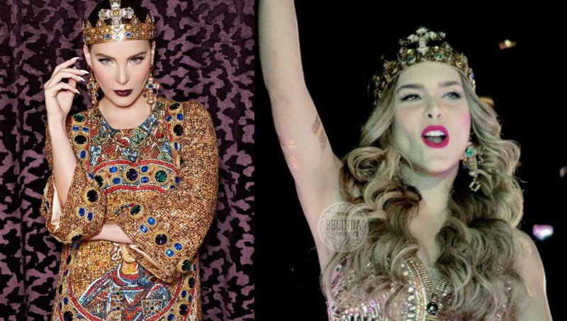 ¿Ya no alcanza? Belinda recicla outfit que utilizó en video con Motel hace 7 años