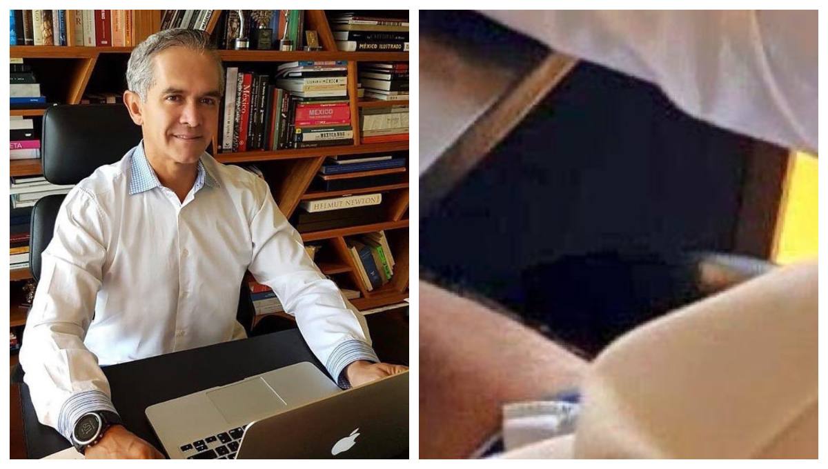 “Todos en home office”, Miguel Ángel Mancera realiza reuniones ¡en bóxer! (Fotos)